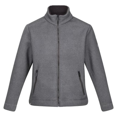 Regatta Mens Garrian II Full Zip Fleece Jacket (Storm Grey/Black)