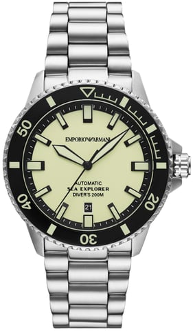 Emporio Armani Sea Explorer Men's Silver Watch AR60083