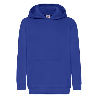 Fruit Of The Loom Childrens Unisex Hooded Sweatshirt / Hoodie (Royal)