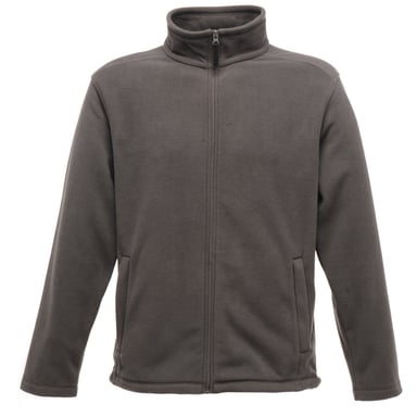 Regatta Mens Plain Micro Fleece Full Zip Jacket (Layer Lite) (Seal Grey)