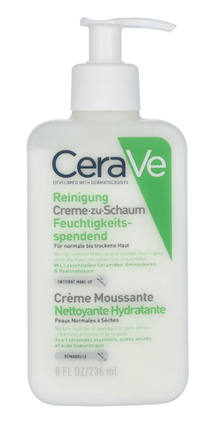 CeraVe Limpiador Hidratante Crema a Espuma 236 ml