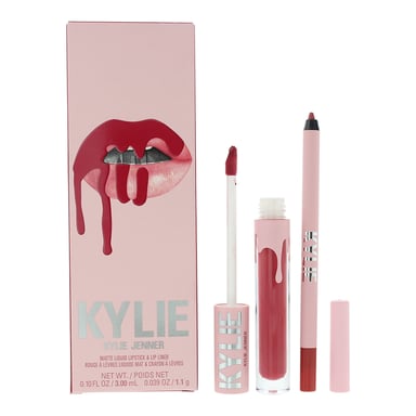 Kylie By Kylie Jenner Matte Lipstick 3ml + Lip Liner 1.1g - 503 Bad Lil Thing