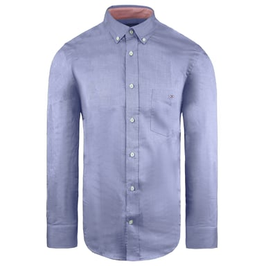 Camisa Oxford azul regular para hombre de Eden Park Paris