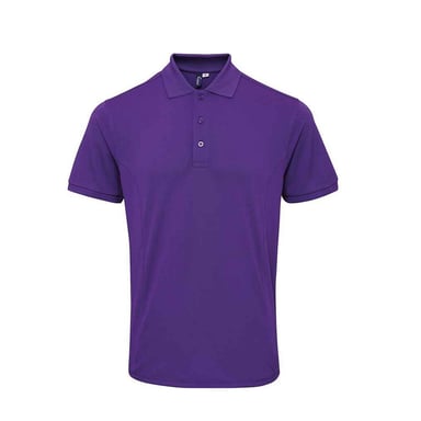 Premier Mens Coolchecker Plus Piqu Polo Shirt (Purple)