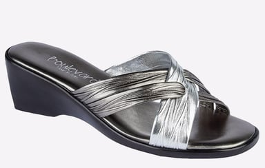 Boulevard Tiana X Over Mule Sandal Womens