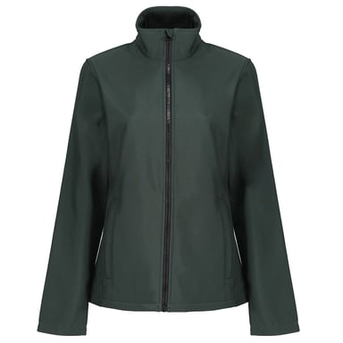 Regatta Standout Womens/Ladies Ablaze Printable Soft Shell Jacket (Dark Spruce/Black)