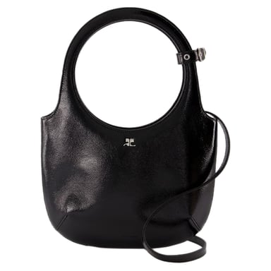 Holy Purse - Courreges - Leather - Black