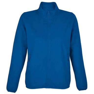 SOLS Womens/Ladies Factor Microfleece Recycled Fleece Jacket (Royal Blue)
