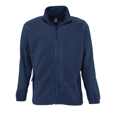 SOLS Mens North Full Zip Outdoor Fleece Jacket (Navy)