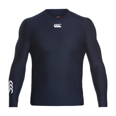 Canterbury Mens ThermoReg Long Sleeve Base Layer Top (Navy)