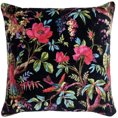 Funda de Cojín Cuadrada de Terciopelo Tropical Paoletti Paradise