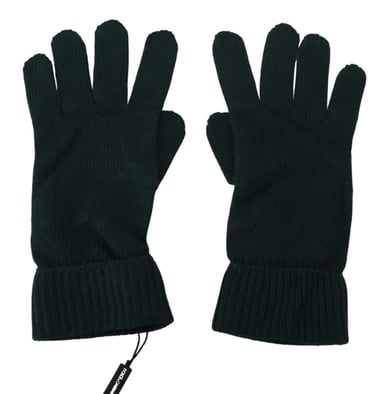 Guantes de punto hasta la muneca