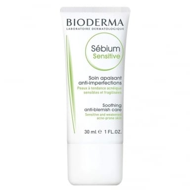 Sébium Sensitive Calma, Rehidrata Y Elimina Las Lesiones Del Acné 30 ml