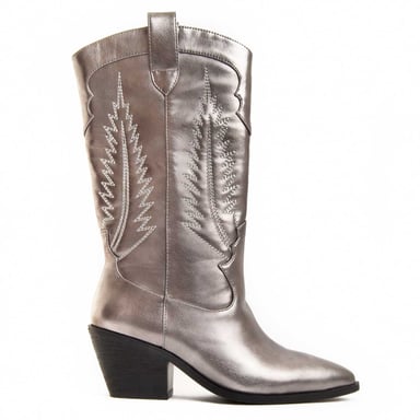 Montevita Bota De Tacón Tejan2 En Gris