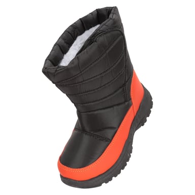 Mountain Warehouse Childrens/Kids Caribou Adaptive Snow Boots (Dark Red)