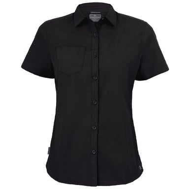 Craghoppers Womens/Ladies Expert Kiwi Short-Sleeved Shirt (Black)