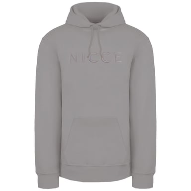Nicce Mercury Mens Stone Grey Hoodie