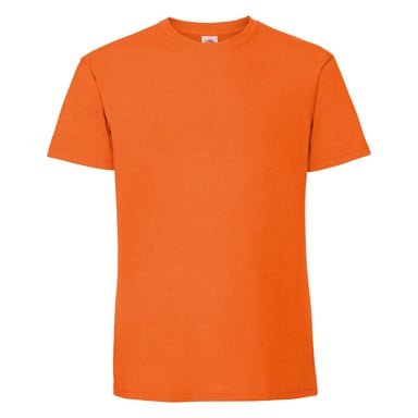 Fruit Of The Loom Mens Iconic 195 Ringspun Premium Tshirt (Orange)