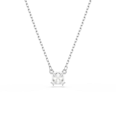 Swarovski 'Matrix' Women's Base Metal Necklace - Silver 5701903