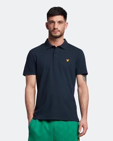 Lyle & Scott Sports Short Sleeve Polo Shirt in Navy
