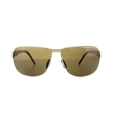 Gafas de sol Porsche Design P8633 B Light Gold Havana Brown