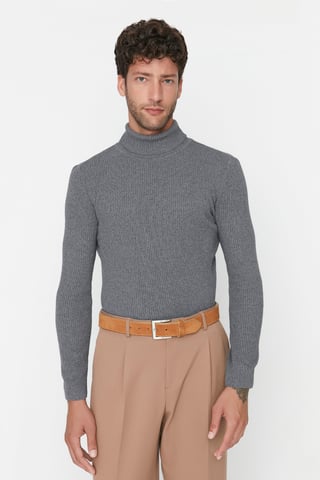 Trendyol Men's Straight Sweater