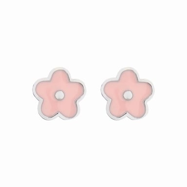 Pendientes Luxenter de Plata de Ley 925 acabados en rodio - Flor