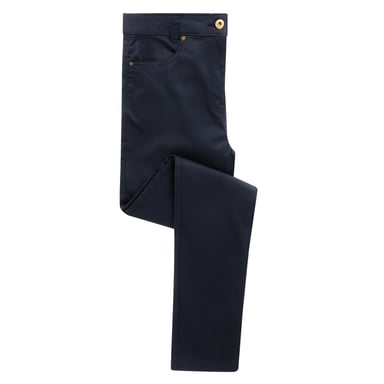 Premier Womens/Ladies Performance Chino Jeans (Navy)