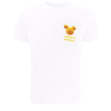 Disney Womens/Ladies Mickey Mouse Photograph Oversized T-Shirt (White)