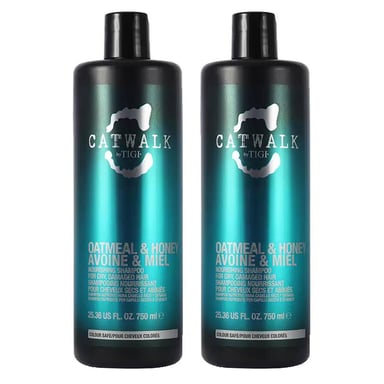 Tigi Oatmeal & Honey Nourish Shampoo 750ml, 2pk