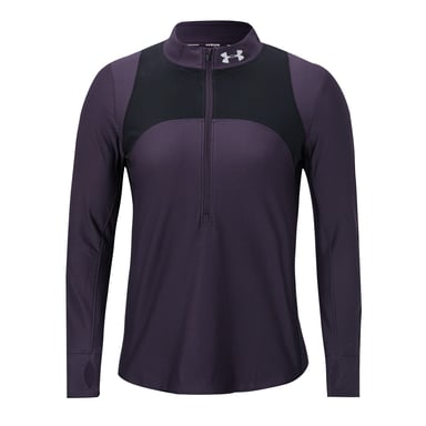 Under Armour Womens Califier 1/2 Zip Half Zip Top Purple 1326512 595