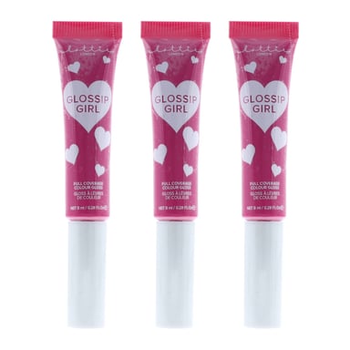 Lottie Glossip Girl Full Coverage Colour Gloss 8ml - Hashtag x 3