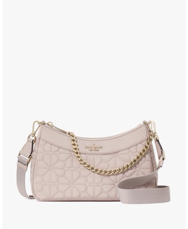 Spade Flower Quilted Spade Flower Quilted Poly Medium Convertible Crossbody