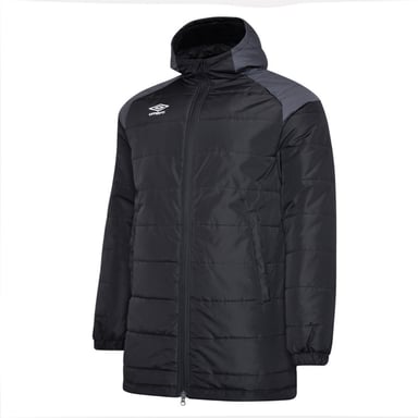 Umbro Mens Padded Jacket (Black/Carbon)