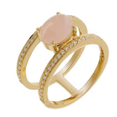 Orphelia Women's 925 Sterling Silver Ring - Gold ZR-7122/G