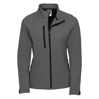 Russell Womens/Ladies 3 Layer Soft Shell Jacket (Titanium)