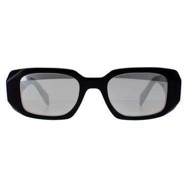 Prada PR17WS 1AB2B0 negro gris claro espejo plata gafas de sol