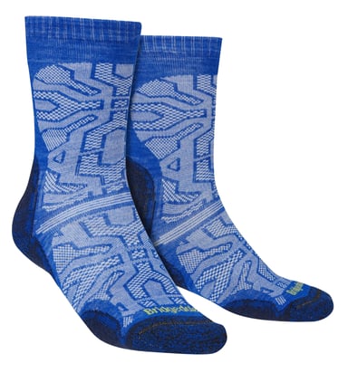Bridgedale - Calcetines de lana merino ultraligeros para hombre - Azul real
