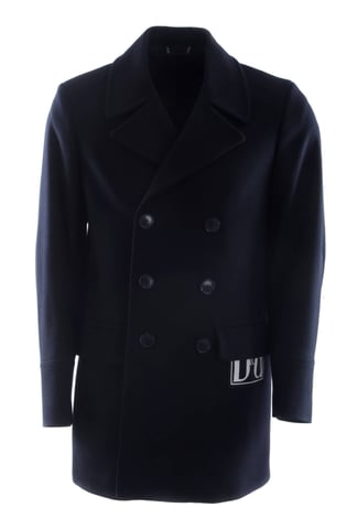 Dolce & Gabbana Men's Navy Wool Coat