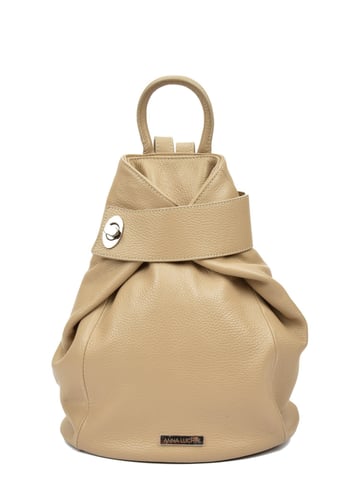 Anna Luchini SS22 AL 1083 Beige Leather Bag
