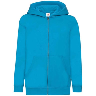 Fruit Of The Loom Childrens/Kids Hooded Sweatshirt (Azure)