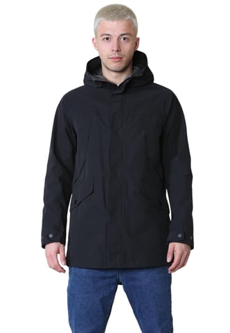 Marks and Spencer Chaqueta Mac Stormwear de algodón con capucha