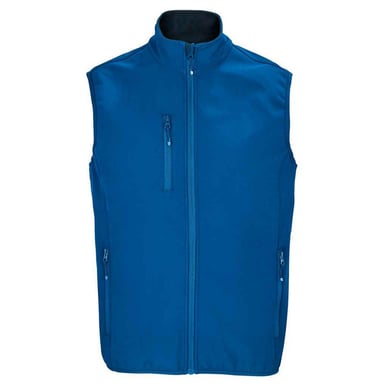 SOLS Mens Falcon Softshell Recycled Body Warmer (Royal Blue)