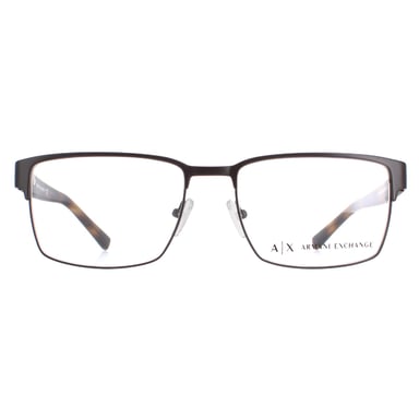 Armani Exchange AX1019 6001 montura de gafas marrón mate