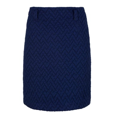 Minifalda de Jacquard de Lana para Abrigo