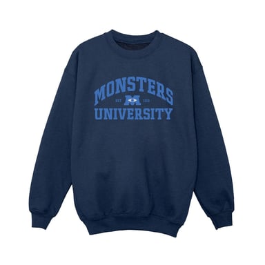 Disney Boys Monsters University Logo Sweatshirt (Navy Blue)