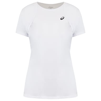 Asics logo para mujer camiseta blanca