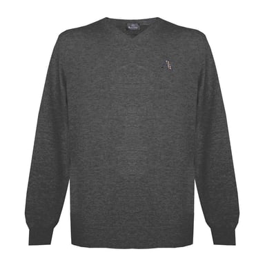 Jersey Aquascutum Tartan A Logo gris oscuro