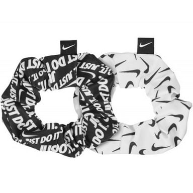 Nike 2.0 Hair Ties (Pack of 2) (White/Black)