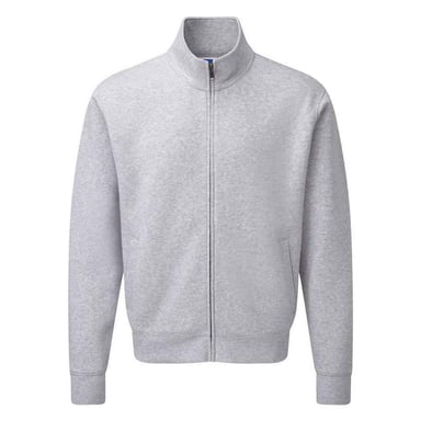 Russell Mens Authentic Sweat Jacket (Light Oxford Heather)